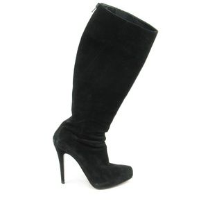 Platform Knee High Suede Boots (EUR 39)